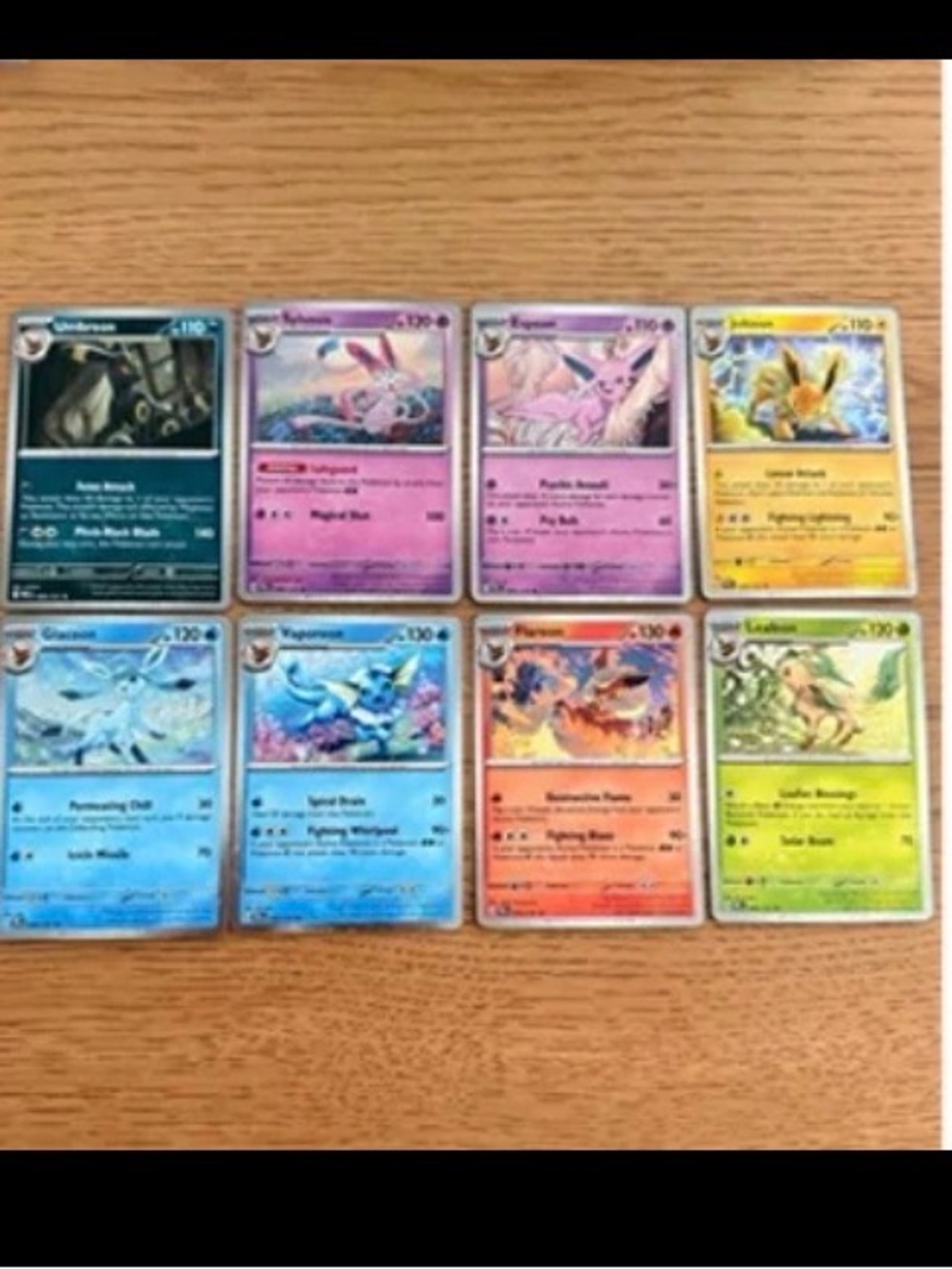 Prismatic Evolutions Costco Mini Tin Promo Cards Set of 8